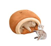 Cat Beds for Indoor Cats - Winter Warm Enclosed Cat Cave House Soft Rabbit Fleece Thick Sponge Anti-Slip Bottom Cozy Pet Sofa Bed for Puppy Small Dogs Sleeping (#1,M)