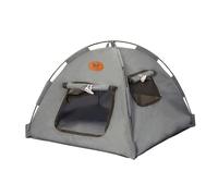 Cat Beds for Indoor Small Dog Cave Bed with Anti-Slip, Kitten Tent House Removable Cushioned Pillow, Super Soft Calming Pet Sofa Mats Ideal for Cats and Puppy or Rabbit(Light Gray-B,M)