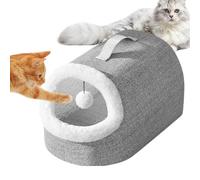 Cat Beds for Indoor Use | Sleeping Nest Gazebo with Thickened - Warm Mat - Soft & Warm Cat House Tent Bed for Calming Outdoor Activities and Travel in Winter, Small Dogs & Cats