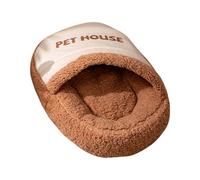 Cat Beds - Round Pet Beds | Washable Pets Cot | Durable Bottom Slip | Reversible Cushion | Calming Dog Code | Pet Supplies For Calm Cats For Outdoors