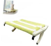 Cat Bedside Hammock, with 4 Updated Suction Cups, One-Step Sliding Clamping Slot Adjustment Cat Hammock with Removable Covers. (1PCS)