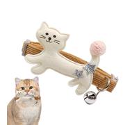 Cat Bell Collar | Plush Separate Kitten Collar - Adjustable Comfortable Cute Fashionable Pet Supplies for Cat, Kitten, Puppies, Bunny