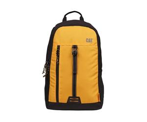 CAT Benali Urban Mountaineer Backpack - Black/Yellow, Durable Ripstop Fabric Backpack