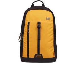 CAT Benali Urban Mountaineer Backpack - Black/Yellow, Durable Ripstop Fabric Backpack