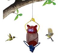 Cat Bird Feeder Cat-Shaped Metal Frame Station | with Hook Squirrel Proof Heavy Duty Bird Feeders for Outside for Outside Garden Yard Wildlife Observation