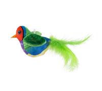 Cat Bird Toy - Flapping Wings Chirping Plush, Interactive Feline Plaything, Physical Exercise Boredom Relief | Encourages Mental Stimulation Ideal Indoor Kitten Activity Gift Birthday Christmas Easter