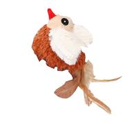 Cat Bird Toys, Interactive Cat Toy, Adorable Chirping Cat Toy, Electronic Cute Plush Catnip Toy Realistic, Feline Favorite Chirping Sound Pet Supplies with Chicken Bird Frog for Homes Pet Stores