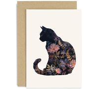 Cat Birthday Card - Thinking of You Cat Card for Pet Owner - Sorry for Your Loss Cat Card - Deepest Sympathy Card - Cat Artwork Greeting Card for Him or Her - Sorry Card | Blank Inside