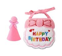 Cat Birthday Costume, Happy Birthday Cat Costume, Party Decorations with Cats, Dog Cat Birthday Hat, Cat Party Decorations, Festive Cute Funny Cat Clothes for Parties