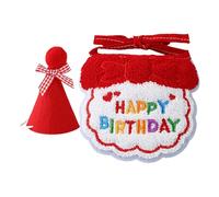 Cat Birthday Hat - Cat Party Decorations, Small Kitten Birthday Accessories | Multifunctional Festive Cute Funny Cat Clothes, Hat for Parties, Celebrations, Photo , Costume, O