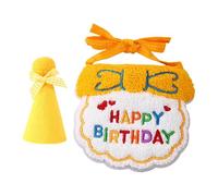 Cat Birthday Hat - Cats Party Decorations, Small Kitty Birthday Accessory | Multifunctional Festive Cute Funny Cat Clothing Hat for Parties Celebrations Photo Costume Pet Outfit Fun Giffts