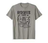 Cat Biscuit Cute Biscuits Bakery Retro T-Shirt