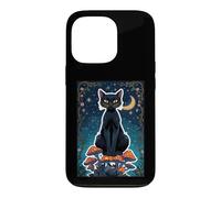 Cat Black Shadow Mystical Magic Feline Witch Soul Power Core Case for iPhone 13 Pro