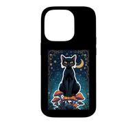 Cat Black Shadow Mystical Magic Feline Witch Soul Power Core Case for iPhone 14 Pro