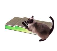 Cat Board | Wavy Cat Caught with Fruit - Furniture Protection Scratching Post for Cats, Cardboard Scratching Post for Cats in the Shape of Banana, Onion and Carrot