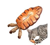 Cat Bone Chew Toy, Cat Bone Toy for Indoor Cat | Realistic Kitten Tricks Bone Toy | Interactive Cat Teething Plush Toys, Funny Simulated Fish Bone Toy