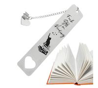 Cat Book Markers Engraved Bookmark Stainless Steel Reading Bookmark | Distinct Cat Pattern Stationery Supplies, Engraved Book Decorations, Enjoy Chap