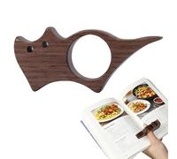 Cat Book Page Holder,Smooth Wood Wood Book Clip,Page Holder,Page Holders for Reading,Thumb Book Page Holder,Ideal Book Reader Gifts & Reading Accessories,Book Lovers & Literary Gifts