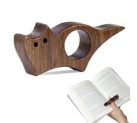 Cat Book Page Holder,Smooth Wood Wood Book Clip,Page Holder,Page Holders for Reading,Thumb Book Page Holder,Ideal Book Reader Gifts & Reading Accessories,Book Lovers & Literary Gifts
