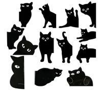Cat Bookmark - Book Clip, Novelty Tab Holder | Fun Kitty Magnetic Page Marker for Reading Fans, Gift for Girls Boys Students, Daily Planner Organizer School Notebook Divider Tool