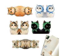 Cat Bookmarks | 10 Pieces Funny Magnetic Bookmarks from Creator Bookmarks Cat Bookmarks for Birthday, Christmas, Graduation, Retirement, Students, Teachers, Men, Women