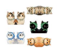 Cat Bookmarks - Ten Pieces Magnetic and Funny Book G reations | Cat Bookmarks for Reading Purposes | for Christmas Holiday Birthday Graduation Day Retirement Students Teachers Men