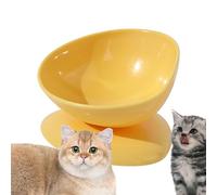 Cat Bowl | 200 ml Anti-Rocking Bowl with Neck Support for Animals, 15 Degree Tilted Cat Food | for Dogs, Cats and Indoor Outdoor and Travel