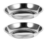 Cat Bowl,2pcs Stainless Steel Pet Bowl Cat Feeder Bowl Whisker Relief Cat Bowls Pets Feeder Bowl Cat Food Plate Cat Dish Cat Wet Food Bowl Pet Bowls Kitten Food Bowls Portable Dog Bowl