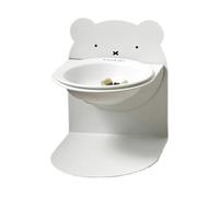 Cat Bowl - BOL Made of Food and Stainless Steel / Plastic Water - Practical and Non-Left Accessory for Cats UNE Kittens - Easy to Clean UNE Resistant - High or Classic