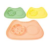 Cat Bowl - Cat Bowl for Slow Eating, Interactive Anti Choking Suction, Cup Feeding with Pad Licking Mat and Treat Dispenser Small Pets, Stress Relief Healthy Mealtime Training, 7.68 Inches