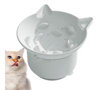Cat Bowl - Cat Food Bowl Raised Cat Bowl for Pets, Cats to Protect the Spine, Tilt of Food or Water Bowl, Cat Table, Small Dogs, Cats