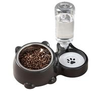 Cat Bowl - Dog Food Bowl | Pet Bowls, Drinking And All In , Stainless Steel And PP Constructions Offer Multiple Functions, Y C