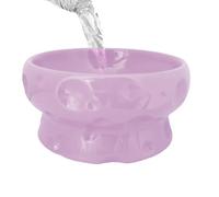 Cat Bowl - Feeding and Hydrating Bowl for Cats, Non-slip Ceramic Raised Cheese Shape for Puppies Home Hydration Dry and Wet Food Kitchen Animals