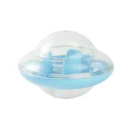 Cat Bowl for Slow Eating, UFO-Shaped Slow Eating Bowl, Interactive Feeder for Pets with Rolling Base, Comfortable Feeding Bowl for Slow Eating for Dogs
