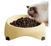 Cat Bowl Gamal | Animal Bowl | 15 Degree Inclined Plate, Non Slip and Anti-guy, Accessory for Kittens and Small Dogs, Avoid Mousta Fatigue