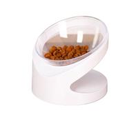 Cat Bowl High Foot Dog Bowl Neck Protector Cats Pet Food Water Bowl Pets Feeding Cup transparent Pet Feeder Bowls