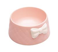 Cat Bowl Indoor Cats Stable Creative Feeder for Kitty Accessories Kitten Pink