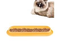 Cat Bowl - PP 15.94x4.92x1.77 Inches | Pet Water Dispenser Cat Water Bowl | Durable Non Spill Feeder For Cats Kittens Pets And Daily Home Use