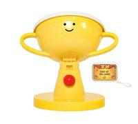 Cat Bowl - Raised Cat Bowl 22 x 15 cm | Raised Bowl, Ergonomic Pet Bowl, Tilted 15° - 60°, Trophy Shape, 5 Adjustable Heights, ABS + Ceramic, for Home, Indoor and Outdoor, Travel, Balcony