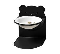 Cat Bowl - Raised Cat Bowl, Slow Down Eating Food Cats | Adjustable Water Holder Feeder, Ceramic Wallet Sloping Spill-proof P