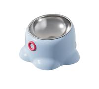 Cat Bowl Raised, Cat Food Bowl Raised Raised And Tilted Cat Food Bowl | Raised Pet Cat Water Bowl Feeder, Indoor Outdoor Pet Bowl Holder With Prevent Tipping Stable Base For Backyard, Bedroom