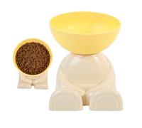 Cat Bowl, Raised Feeding Bowl, Ergonomic Automatic Feeder for Pets, for On the Go Home, Kitchen, Balcony, Apartment and Travel