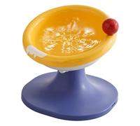 Cat Bowls - 60 Degree Adjustable Height Cute Stand Dish | Ceramic Cat Bowls | 7.09x7.09x6.1 Inches Elevated Pet Food Dish | For Apartment Small Breed Indoor Pet Treat Home Kitten Heat-Resistant