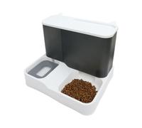 cat bowls, Cat Dog Bowls Pet Feeder 2.8L Water Dispenser Set Automatic for Dogs Cats Animals,Gray