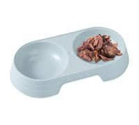 Cat Bowls for Food and Water - Double Raised Dog Bowls - Medium Lightweight Pet Feeder with Water Feeder and Food for Dogs and Cats