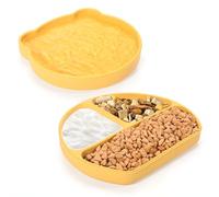 Cat Bowls for Indoor Cats, 2-Pack Whisker Friendly Cat Food Bowls Set, Non-Slip Shallow Pet Water Dishes, Durable and Easy to Clean Feeding Plates