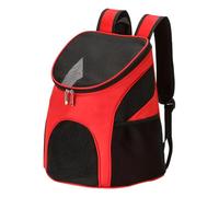 Cat Breathable Backpack - Foldable Cat Carrier Bag | Small Small Travel Backpack For Kitten & Puppy | Anti-Shock Wide Shoulder Strap | Mesh Hole Design On The Front And Sides | 33X30X24cm