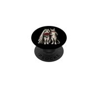Cat Bride And Groom Wedding Couple Cats PopSockets Adhesive PopGrip