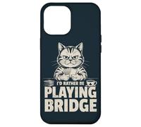 Cat Bridge Player Cards Contract Bridge Case for iPhone 12 Pro Max