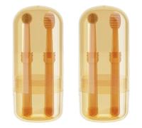 Cat Brush 2 Pairs Dog Toothbrush Flexibrush Pet Toothbrush with Tongue Scraper Soft& Durable Pet Silicone Small Dog 360º Head Soft Silicone
